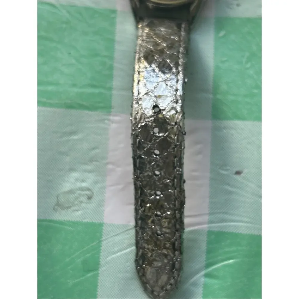 Silver Tone Case And Band Women’s Quartz Watch